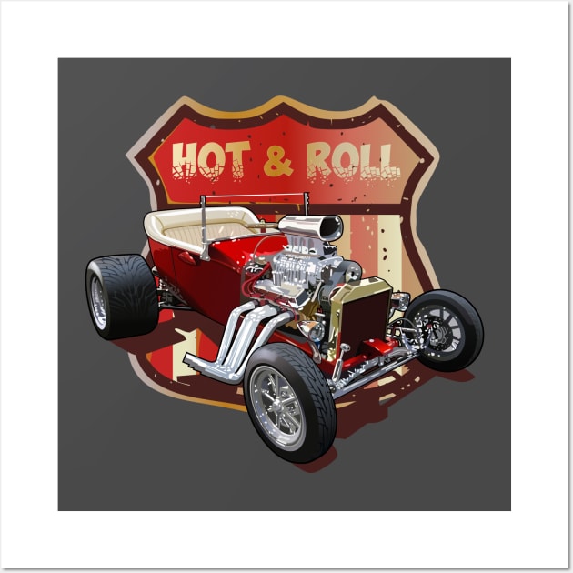 Hot Rod Wall Art by Akira31